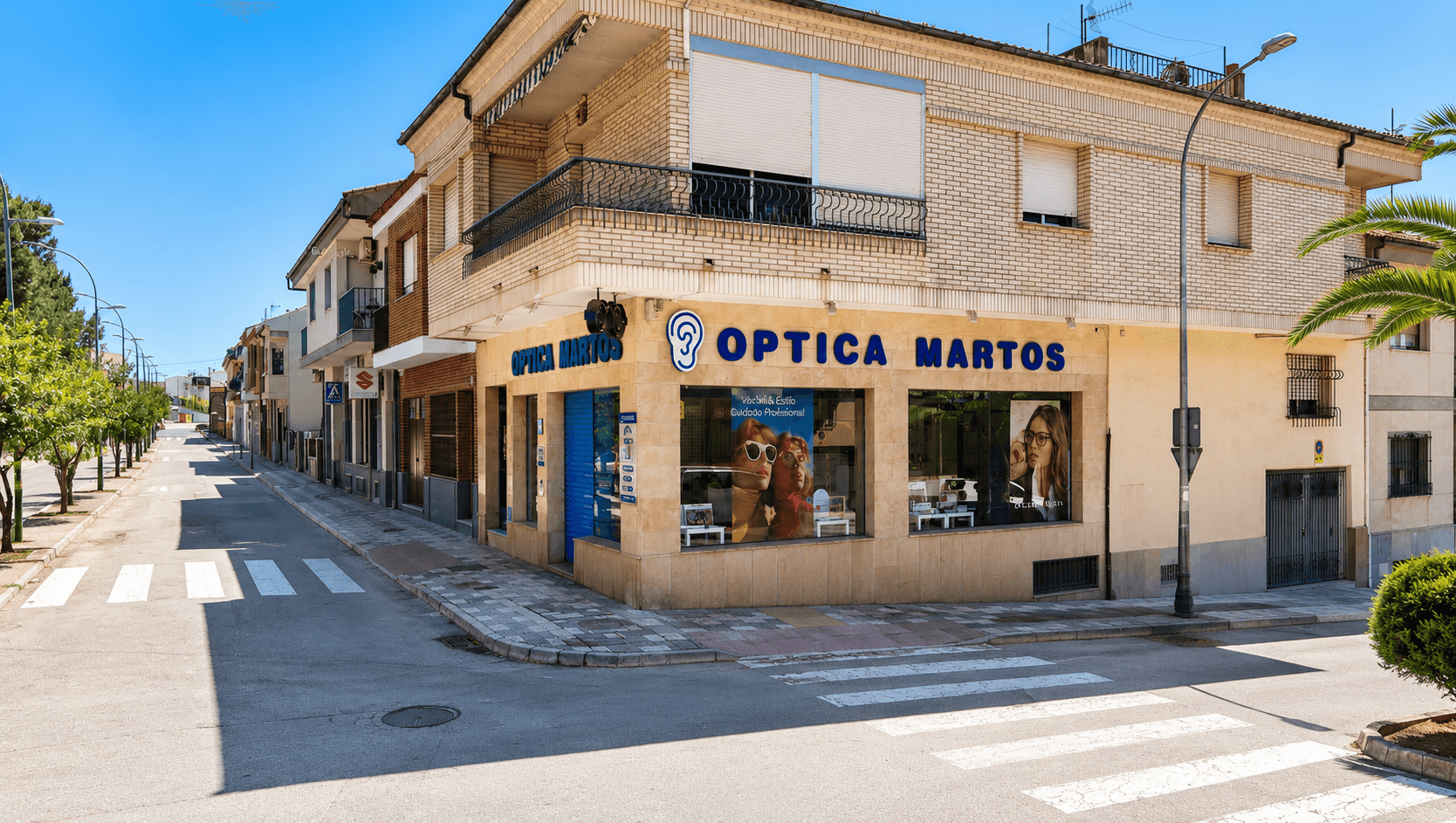 Interior de Óptica Martos
